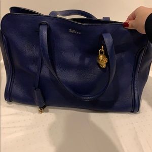 Alexander McQueen Padlock  zip around tote